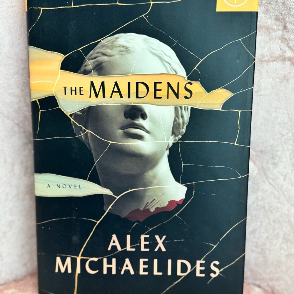 The Maidens Novel by Alex Michaelides - Black and Gold Cover